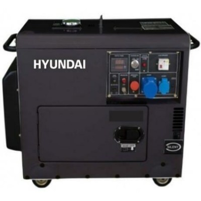 Generator de curent monofazat cu motor diesel HYUNDAI DHY6001SE, 4.6KW foto