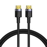 CABLU video Baseus Cafule, HDMI (T) la HDMI (T), rezolutie maxima 4K UHD (3840 x 2160) la 60 Hz, conectori auriti, 2m, negru &quot;CADKLF-F01&quot; (timbru verd