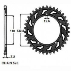 Pinion față oțel, tip lanț: 520, număr dinți: 14 compatibil: KAWASAKI KDX, KLX, KX; SUZUKI RM-Z; YAMAHA DT, RD, WR, XV, YFA, YFM, YTZ, YZ 125-500 1980