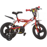Bicicleta copii Dino Bikes 14 &#039; Pro-cross rosu