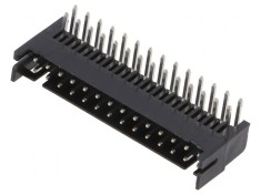 Conector Soclu PCB-cablu 2mm 28 PIN THT foto