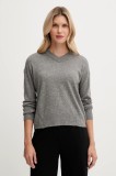 United Colors of Benetton pulover din amestec de l&acirc;nă culoarea gri, light, 102HD4032