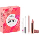 Essence The Nude Lip Set set cadou de buze Heavenly