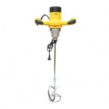Mixer, malaxor electric cu amestecator 1600W, 220V, 2 trepte viteza pentru vopsea, mortar, adeziv THOR