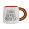 Cană Ceramică, Multicolor, Capacitate 0,41L, Mesaj &quot;You Make the World a Better Place&quot;