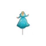 Balon folie, model Frozen Princess, Elsa, 35 cm