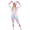 Pijama tip salopeta pentru dama, model unicorn, marime M Household NewTrend