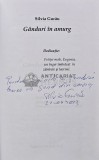 Cumpara ieftin Ganduri in amurg (cu dedicatie) - 2013 - Silvia Gurau (AR180)