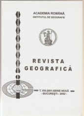 Institutul de geografie - Revista geografica (T. VIII-2001 - serie noua)