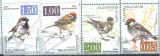 Bulgaria 2017 - Fauna &ndash; Păsări, seria MNH, Nestampilat