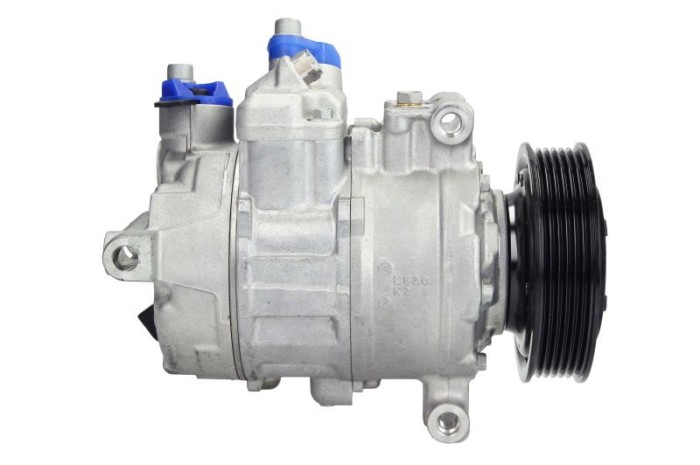 Compresor aer conditionat Audi A4 (B8), 06.2008-03.2012, motorizare 1.8 TFSI/2.0 TFSI, benzina, rola curea 110 mm, 6 caneluri, de tip Denso: 6SEU14C