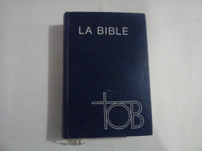 TRADUCTION OECUMENIQUE DE LA BIBLE - L&amp;#039;ANCIEN ET NOUVEAU TESTAMENT foto