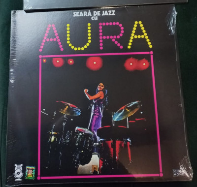 Vinyl Aura Urziceanu &amp;lrm;&amp;ndash; Seară de jazz cu Aura,nou,sigilat editia 2024 foto