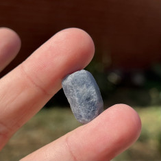 Safir albastru cristal natural unicat c1