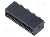 Conector margine PIN 40 1mm aurit SMT pentru PCB SAMTEC
