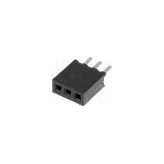 Conector 3 pini, seria {{Serie conector}}, pas pini 1.27mm, CONNFLY - DS1065-01-1*3S8BV
