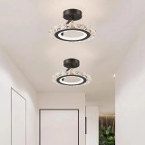 Cumpara ieftin Aplica LED 21W neagră cu design elegant, diametru 25cm, lumina calda/neutra/rece