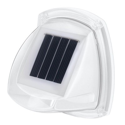 Lumină solara LED de tip aplica pentru perete eMazing, 8.5 x 9 cm, 2V, ABS, 600mAh, impermeabila, construcție din ABS, 8 LED-uri, lumina alba calda foto