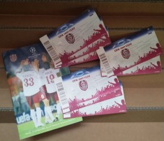 Bilete jocuri fotbal + Program, CFR Cluj (grupe CL 2008) + Bonus gratuit: bilet CFR-Bayern an 2010 si bilet Petrolul - CFR an 2013