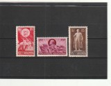 ROMANIA 1957 LP 443 40 DE ANI REVOLUTIA SOCIALISTA SERIE MNH NESTAMPILATA
