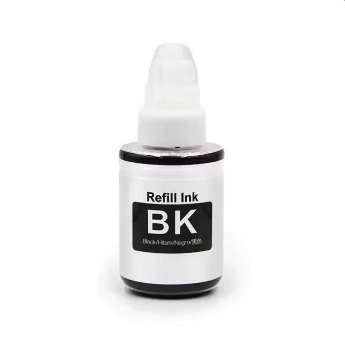 Cerneala compatibila Canon GI46 Black tip pigment, flacon 170 ml cu picurator