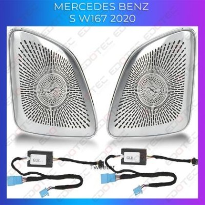 Lumini ambientale Mercedes GLE W167 GLS X167 capace tweeter CarStore Technology foto