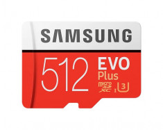 CARD MicroSD SAMSUNG, 512 GB, MicroSDXC, clasa 10, standard UHS-I U3, foto