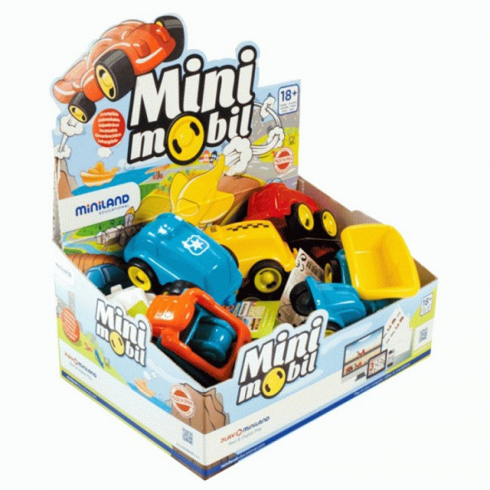 Minimobil Miniland, 12 cm, model taxi