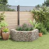 VidaXL Strat &icirc;nălțat gabion hexagonal, 160 x 140 x 50 cm