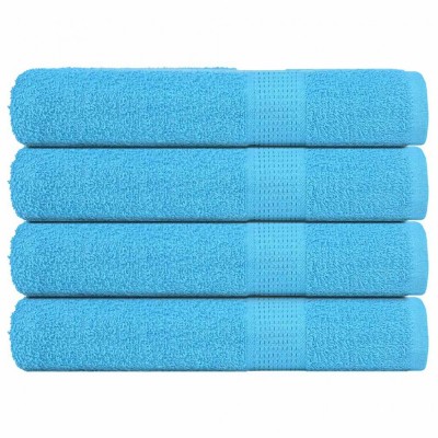 vidaXL Prosoape pentru saună 4 buc turcoaz 360 g/m&amp;sup2; 100% bumbac 136984 foto