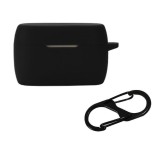 Cumpara ieftin Husa pentru protectia castilor stereo bluetooth Jabra Elite 5, culoarea neagra, cu carlig prindere
