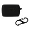 Husa pentru protectia castilor stereo bluetooth Jabra Elite 5, culoarea neagra, cu carlig prindere