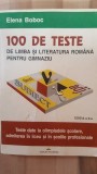 100 de teste de limba si literatura romana pentru gimnaziu- Elena Boboc