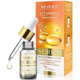 Ser iluminator pentru fata, gat si decolteu Revers, 10 ml, Vitamina C si mango