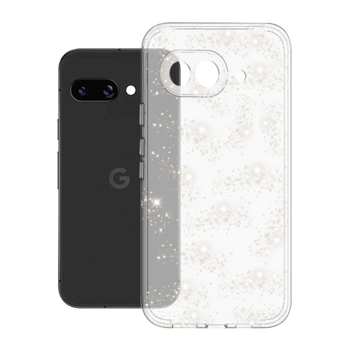 Husa pentru google pixel 9a - sparkleskin premium - clear