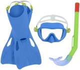 Set snorkeling Bestway Crusader Essential cu ochelari, tub si labe