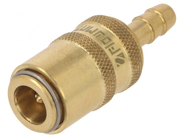 Conector rapid cu supapă 10bar alamă FPM
