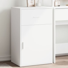 vidaXL Dulap de depozitare, alb, 56,5x39x90 cm, lemn prelucrat 840709
