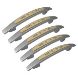 Cumpara ieftin Set 5 Manere din plastic, 2108-05, lungime 148 mm, distanta gauri 96 mm, paltin