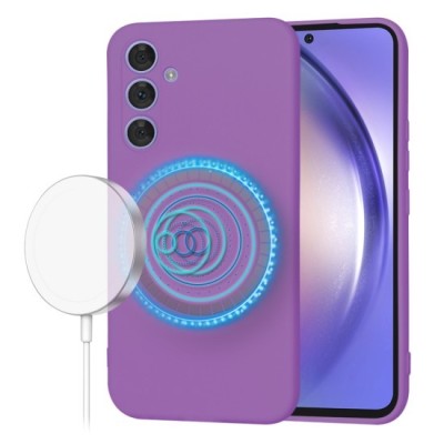 Husa pentru Samsung Galaxy A54 - Techsuit SoftFlex MagSafe - Purple foto