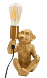 Cumpara ieftin Lampa de masa Monkey, Mauro Ferretti, 1 x E27, 40W, 17x14.5x25 cm, auriu