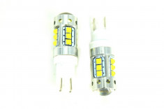 a??Bec pozitie T10 16SMD epistar 2525 80W 12V Lumina : Alba TopCars foto