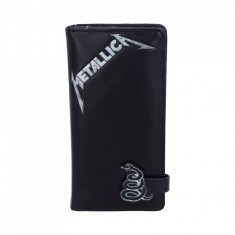 Portofel lung embosat Metallica - Black Album - 19 cm foto