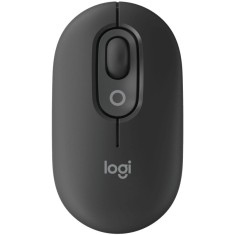 Mouse Wireless Logitech POP cu emoji, Bluetooth, Silent Touch, 3 Way Easy-Switch, Graphite