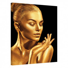 Tablou Canvas, Tablofy, Golden Glamour, Printat Digital, 70 &times; 100 cm