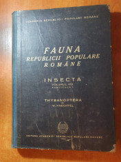 fauna republicii populare romane -&amp;quot; insecta &amp;quot; din anul 1951 foto