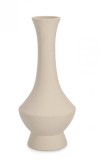 Vaza flori portelan bej Freyr 14x32 cm