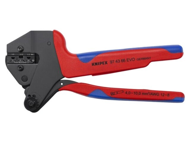 KNIPEX Unealtă de sertizare conectori solari MC4 12AWG-8AWG 4-10mm2