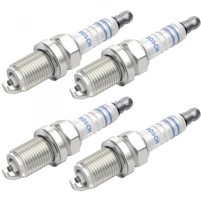 Set 4 bujii scanteie Bosch pentru Nissan Primera, Terrano, Toyota 4 Runner, Carina, Celica, Corolla, Hilux, MR2, Supra, Yaris foto