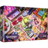 Puzzle Trefl Flamingo, 600 piese, multicolor, pentru 10+ ani